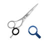 Premax professional hairdressing scissors. Professional hairstylist shears
