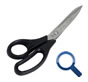 left-handed scissors, left-handed shears