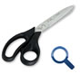 tailor scissors, dressmaking shears, seamstress scissors