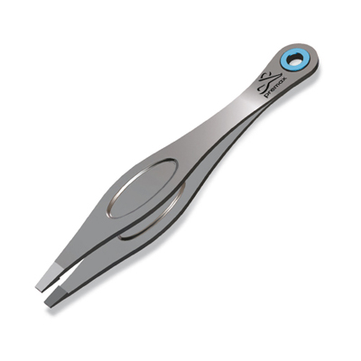 Hair tweezers and beauty tweezers for body, figure and eyebrows hair removal.