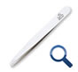 Hair tweezers and beauty tweezers for body, figure and eyebrows hair removal