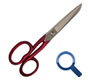 tailor scissors, dressmaking shears, seamstress scissors