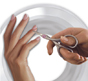 Kit manicure e kit pedicure: forbicine taglia cuticole. Forbicine in acciaio inox taglia cuticole.