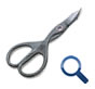 manicure scissors, pedicure scissors