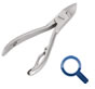 Manicure nail nippers, pedicure nail nippers